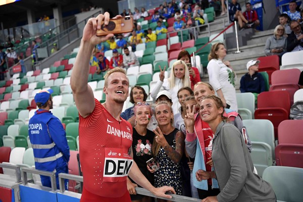 Andreas Martinsen Selfie European Games 20190623 Lars Moeller