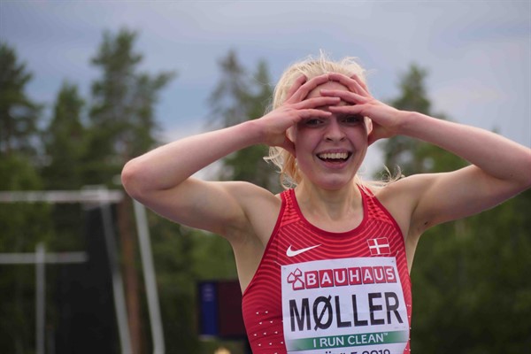 Anna Emilie Møller , EM U23, 1. Plads , Dansk Rekord , 5000m 5
