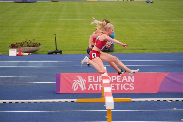 Anna Emilie Møller , EM U23, 1. Plads , Dansk Rekord , 3000m Forhindring 2